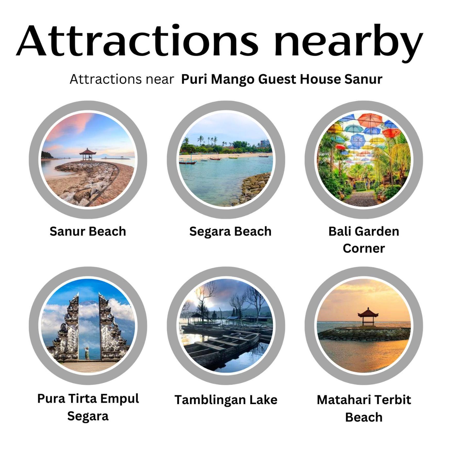 Puri Mango Guest House Sanur Экстерьер фото
