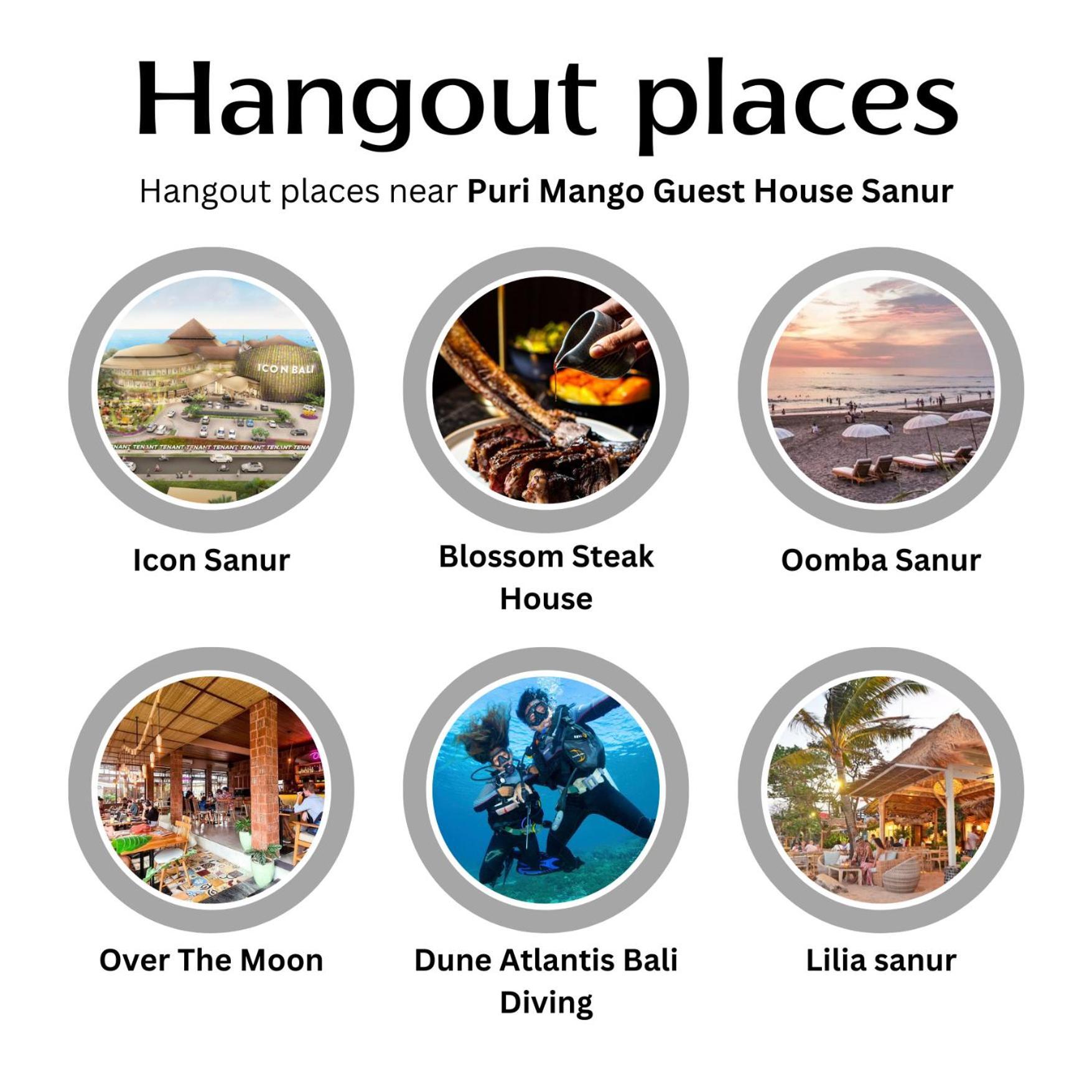 Puri Mango Guest House Sanur Экстерьер фото